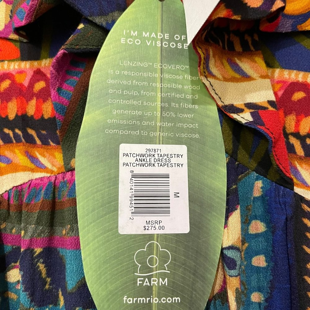FARM Rio Multicolor Patterned Midi Dress - Picture 6 of 8